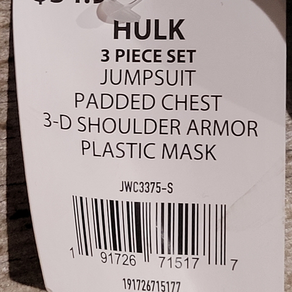 Hulk boys size Small 6-7 Halloween costume NWT - Picture 12 of 12
